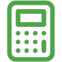 A green calculator